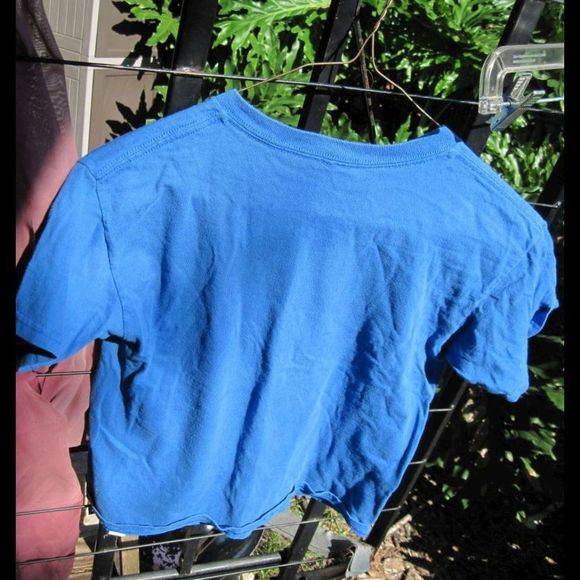 Duck Dynasty Uncle Si That's a Fact Jack! L 10 12 Blue Print Short Sleeve TShirt - Picture 6 of 6